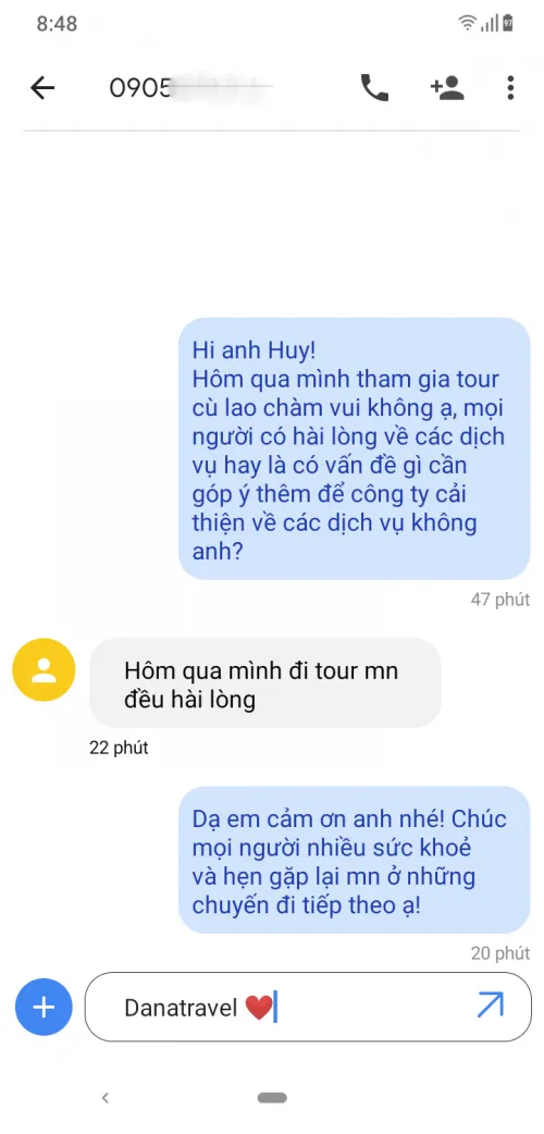 Tour tham quan Đà Nẵng Bà Nà Cù Lao Chàm 3 ngày 2 đêm