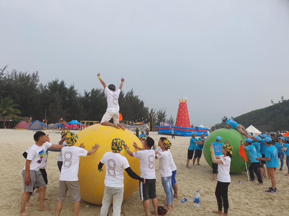 team buiding Cảnh Dương Beach Camp