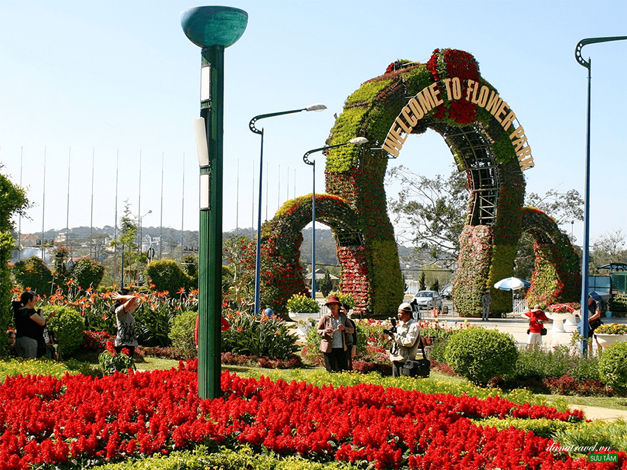 vườn hoa thành phố