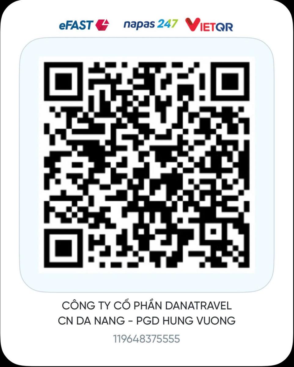 Tài khoản ngân hàng công ty cổ phần Danatravel
