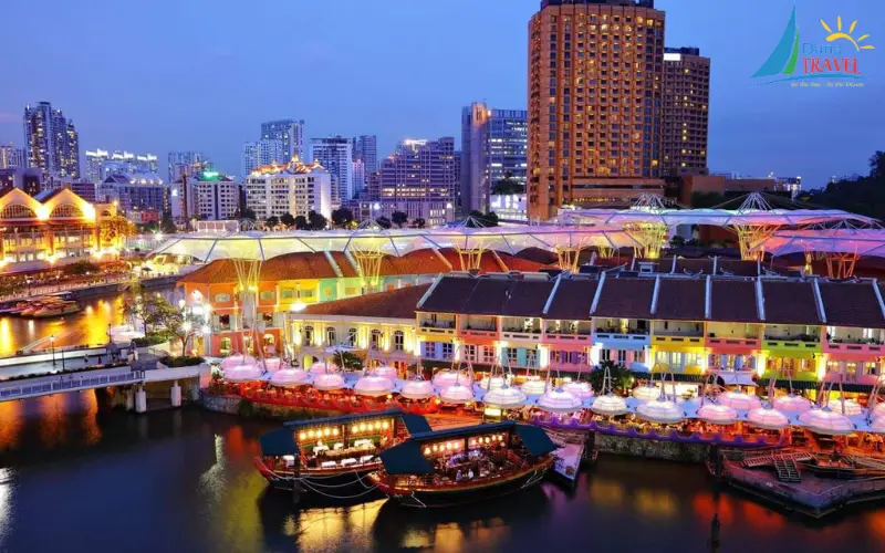 Du thuyền trên sông Singapore 