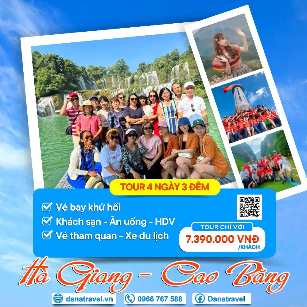 Tour Hà Giang Cao Bằng 4 ngày 3 đêm