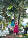 Thumn Chào đón đoàn gia đình chị Giang tham gia tour  Mỹ Tho-Bến Tre 1 ngày 18/12/2023