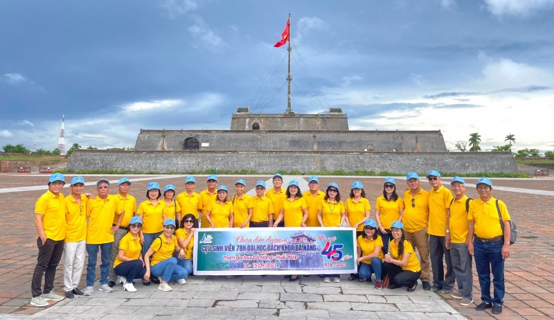 Chào đón đoàn cựu sinh viên 78H Đại học Bách Khoa tham quan Huế 2N1Đ 14-15/09/2023