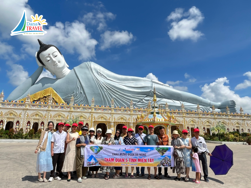 Chào đón đoàn Group tour Đà Nẵng - Miền Tây 4 ngày 3 đêm - Ngày 8-11/8/2024