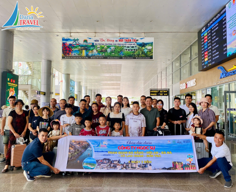 Chào mừng đoàn Công Ty Ngọc Sự tham quan Đà Nẵng - Hội An 4 ngày 3 đêm cùng Danatravel 