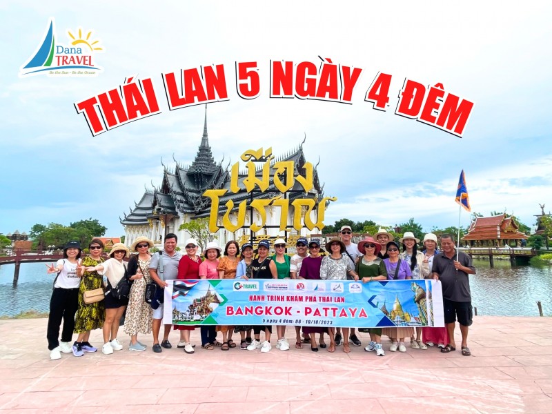 Chào đón đoàn khách tham quan Thái Lan 5N4Đ 06-10/10/2023
