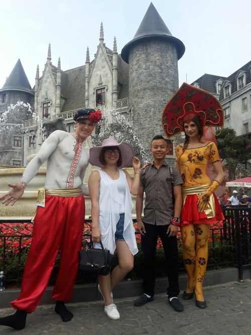 Kỷ niệm tour Bà Nà với đoàn khách Đài Loan