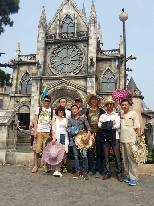 Kỷ niệm tour Bà Nà với đoàn khách Đài Loan