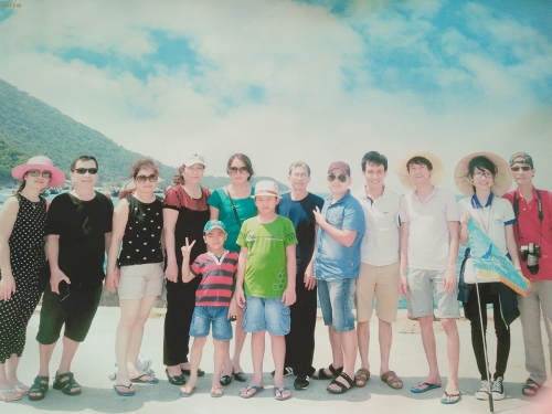 Kỷ niệm tour Cù Lao Chàm với gia đình bác sỹ Hùng