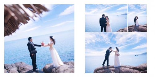 Tour honey moon kết hợp chụp hình cưới của cặp đôi đến từ Hà Nội
