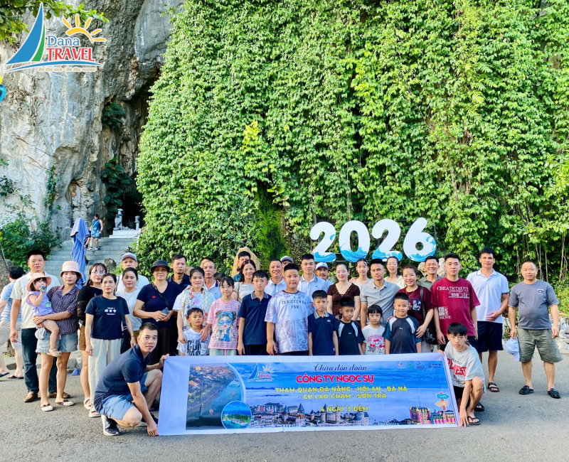 Chào mừng đoàn Công Ty Ngọc Sự tham quan Đà Nẵng - Hội An 4 ngày 3 đêm cùng Danatravel 