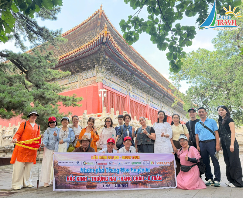 Chào mừng đoàn group tour Đà Nẵng - Trung Quốc 7 ngày 6 đêm từ ngày 11-17/06/2026 