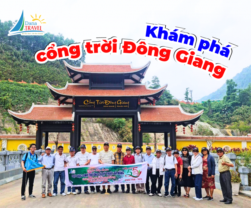 Chào đón Đoàn Cựu học sinh Trường TH Kỹ Thuật Đà Nẵng tham quan Cổng Trời Đông Giang ngày 31/3/2023