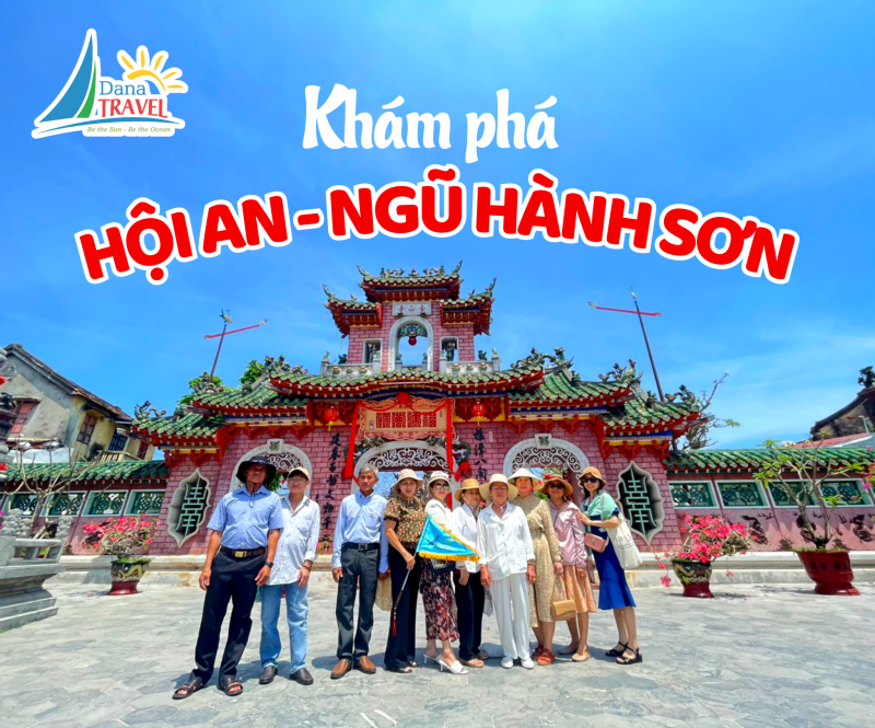 Chào đón Gia đình chị Vân Anh tham quan Ngũ Hành Sơn - Hội An 1 ngày 17/03/2023