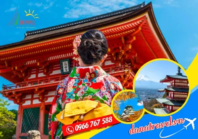 Tour Nhật Bản Tokyo Núi Phú Sĩ 6 ngày 5 đêm Khởi hành từ Đà Nẵng