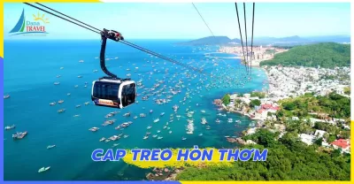 Tour Cáp Treo Hòn Thơm & Cano Tham Quan 4 Đảo Phú Quốc