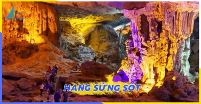 Tour Hạ Long 1 ngày tham quan Hang Sửng Sốt Đảo Ti Top đi đường Cao Tốc