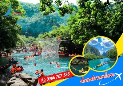 Tour Quảng Bình 2 ngày 1 đêm: Động Thiên Đường Suối Moọc Viếng mộ Đại tướng